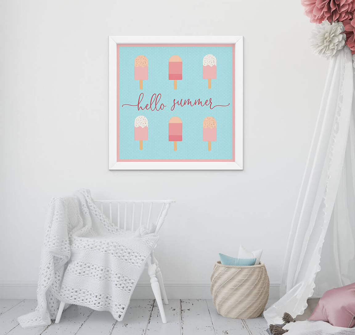 Hello Summer Wall Art