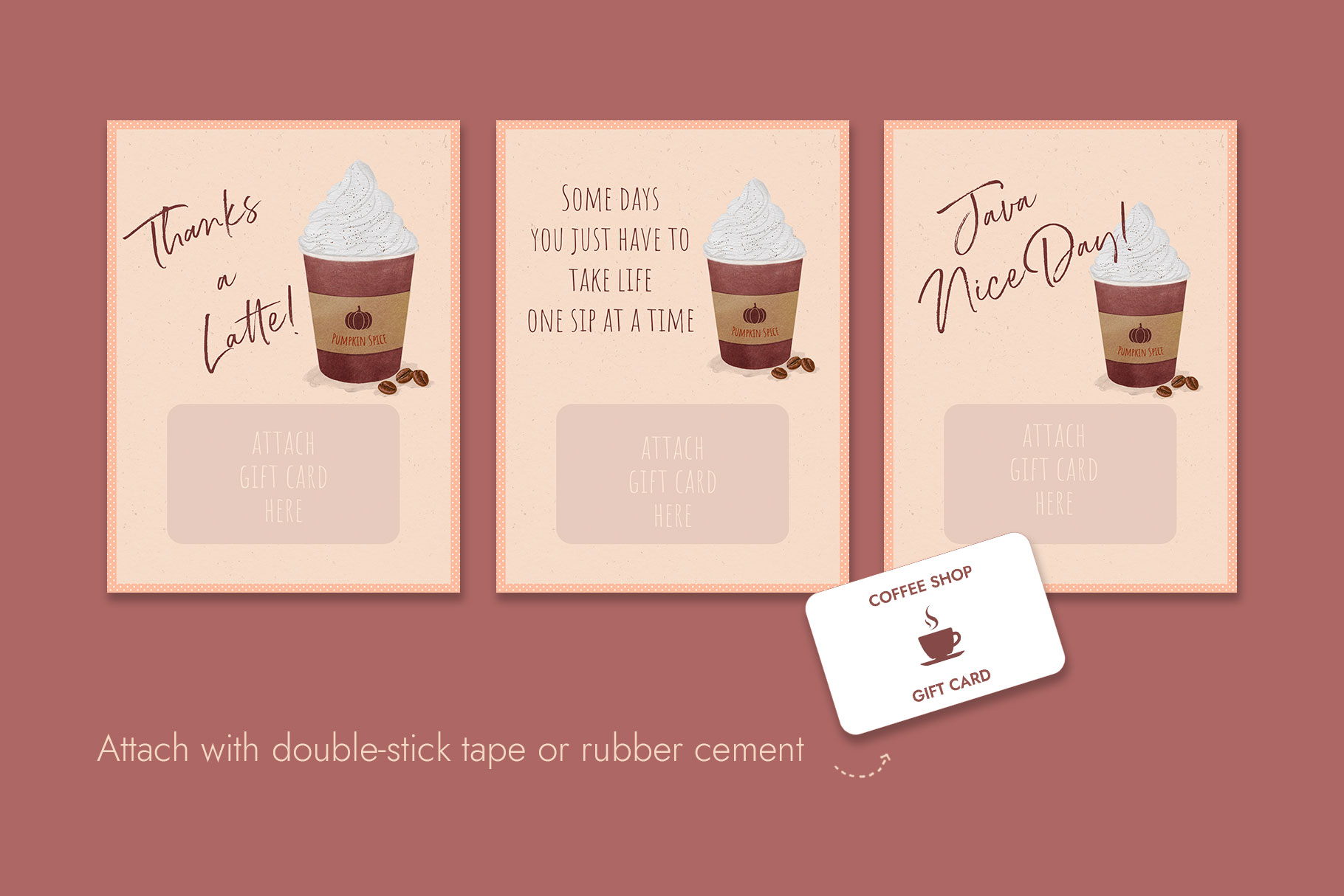 Coffee Gift Card Creative Market 2