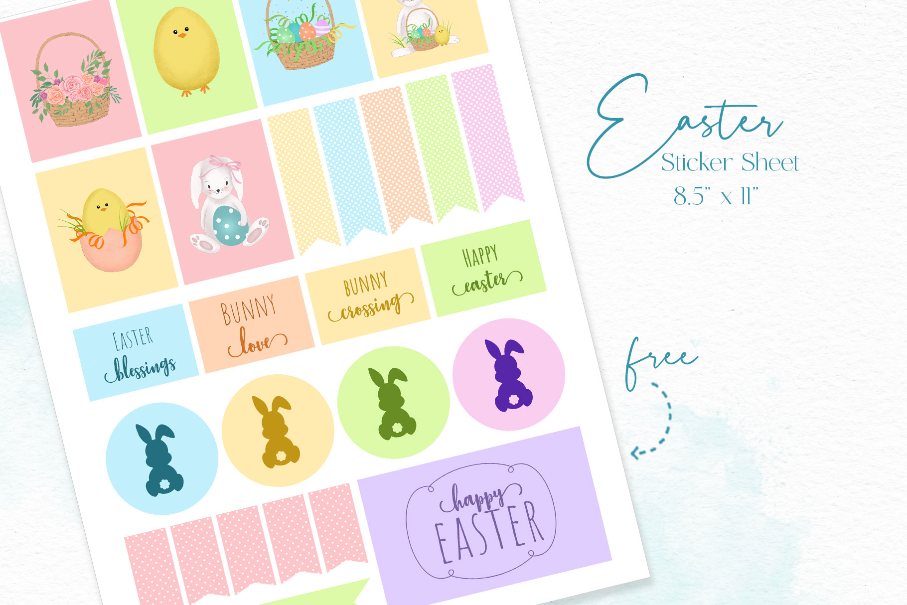 Easter Planner Stickers Post 1 1