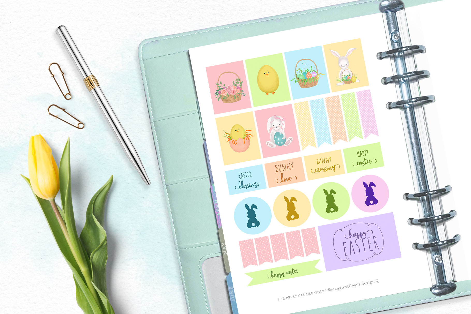 Easter Planner Stickers Post 2