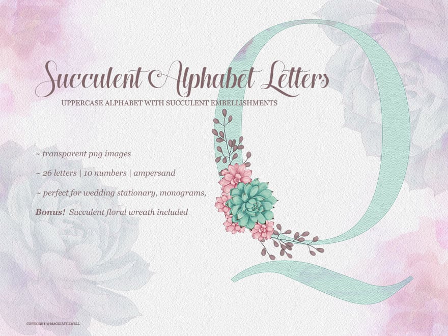 Succulent Alphabet
