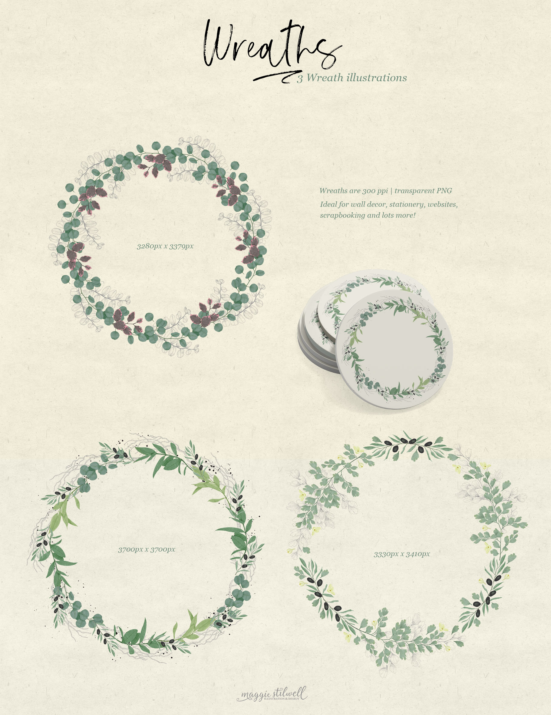 Ferns & Foliage Design Set