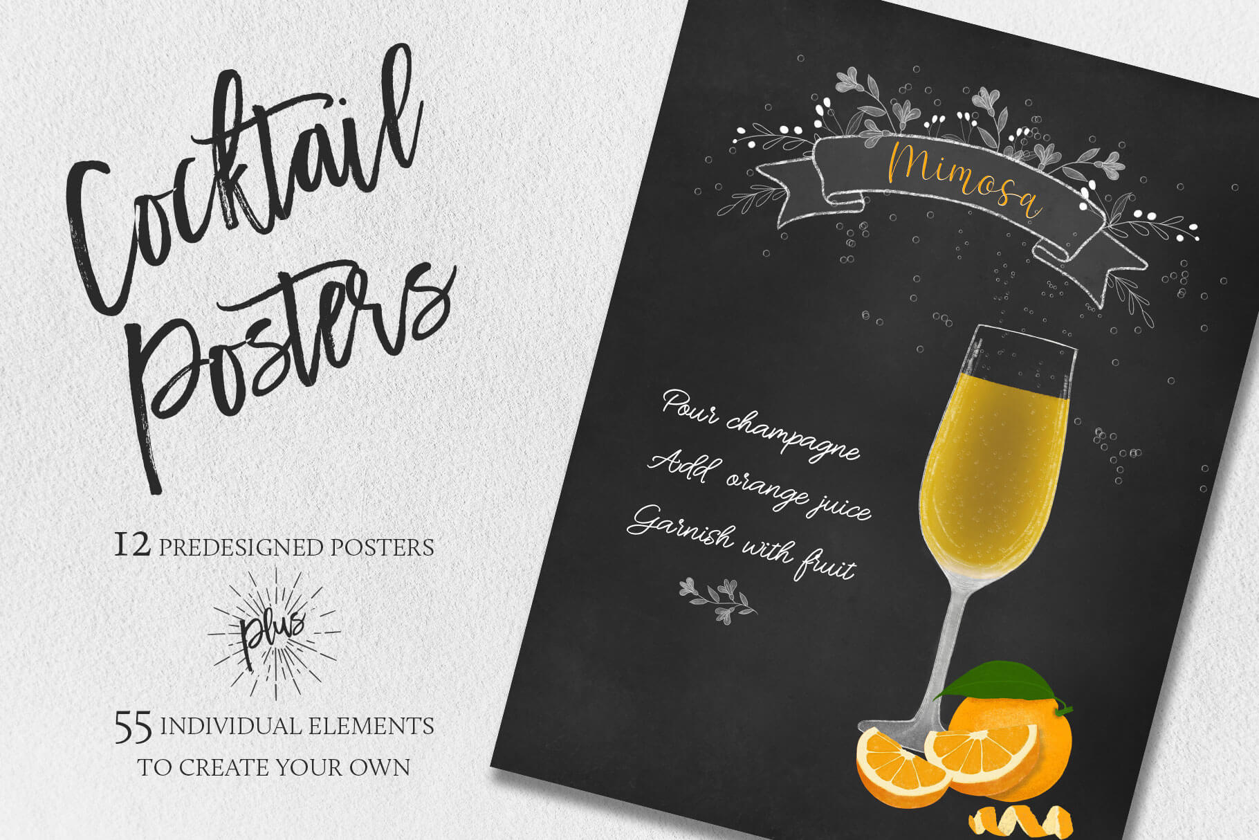 Cocktail Posters & Illustrations