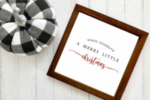 "Merry Little Christmas" printable