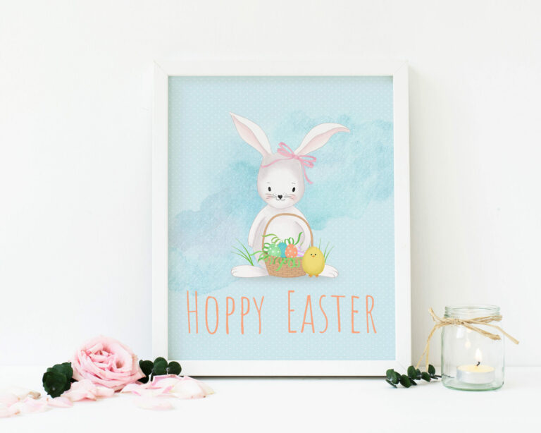 “Hoppy Easter” Printable
