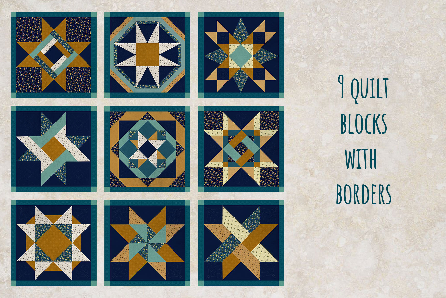 quilt block illustration
