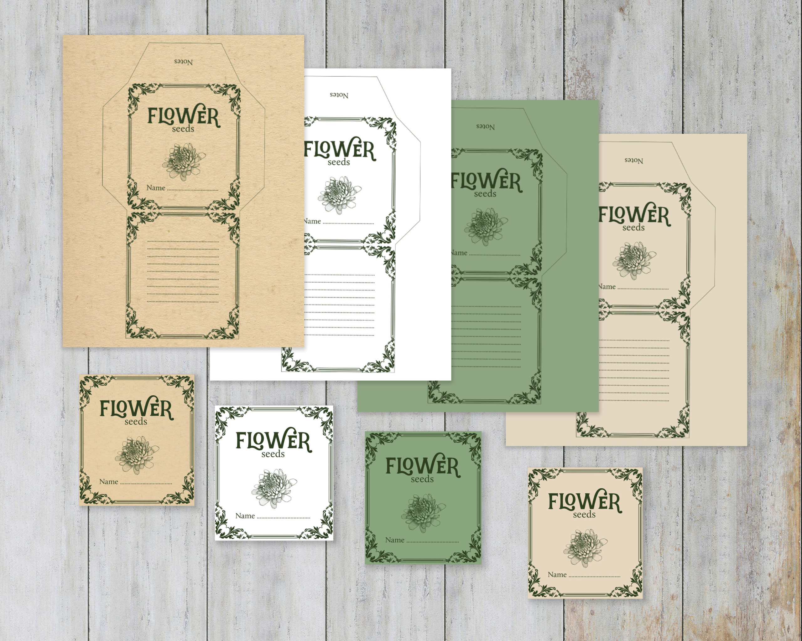 Printable Flower Seed Envelopes – Maggie Stilwell Design