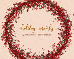 5 Holiday Wreaths