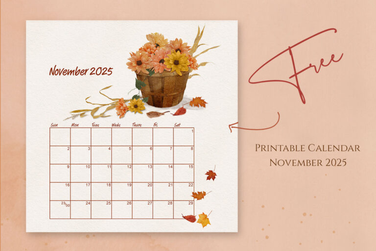 printable november, 2025 calendar