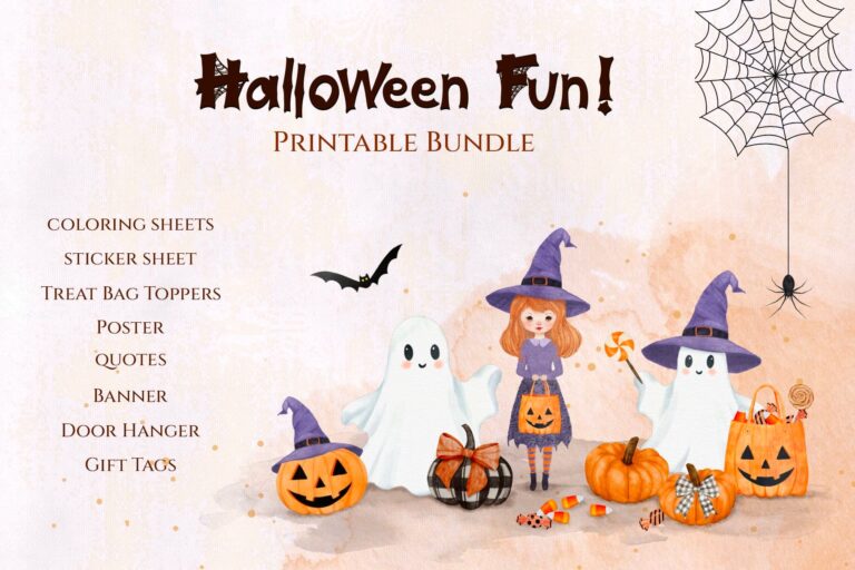 halloween fun printable bundle