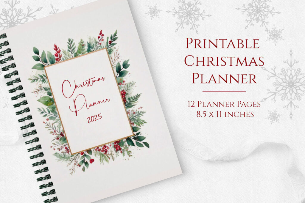 printable christmas planner - 2025
