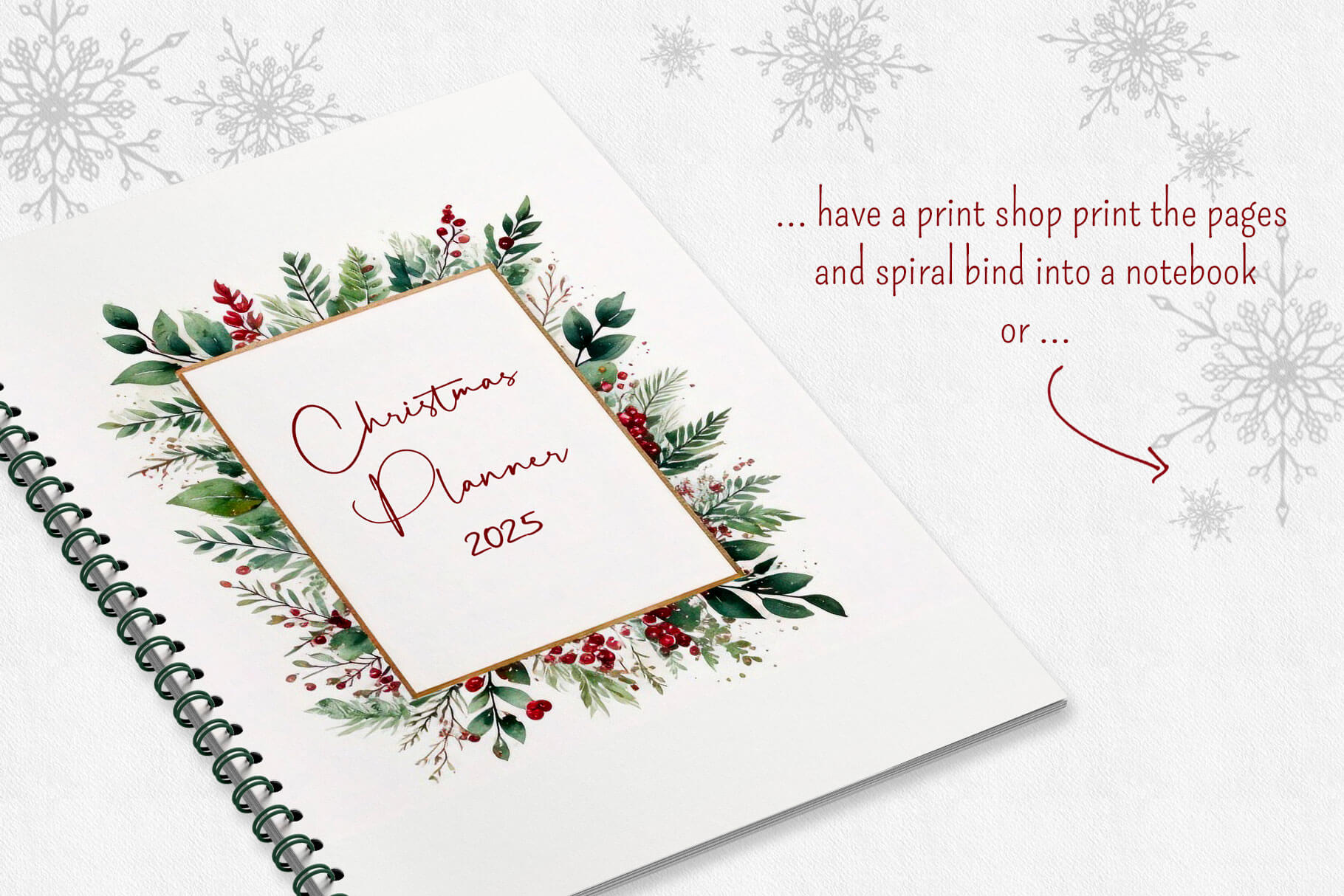 printable christmas planner - 2025