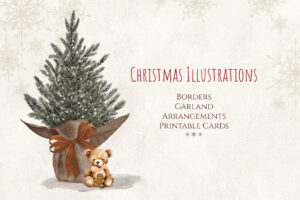 christmas illustrations & printables