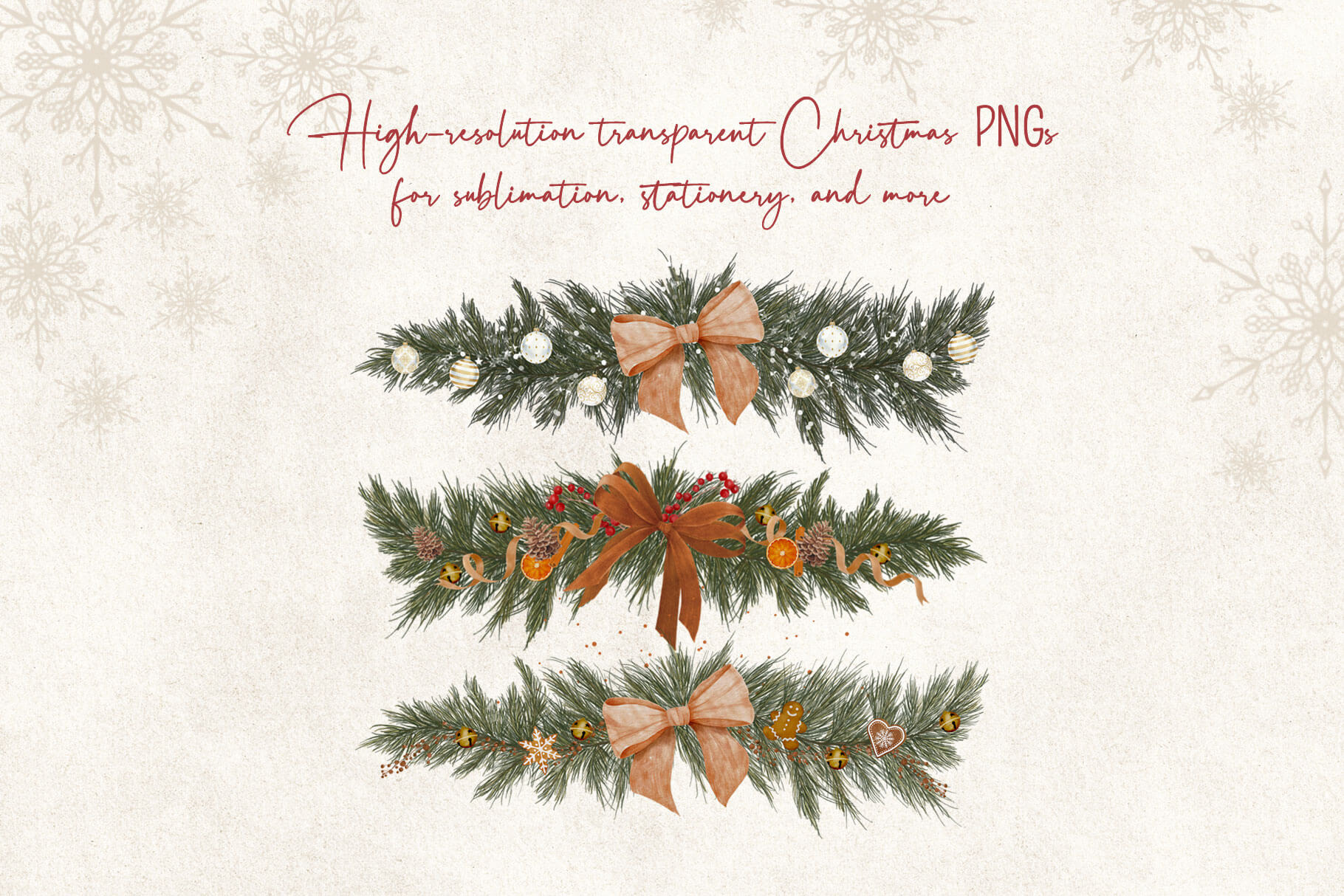 christmas borders compositions 7