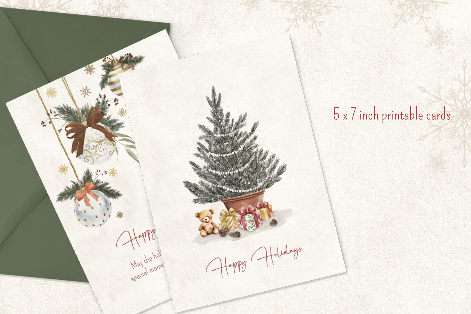 christmas borders compositions 8