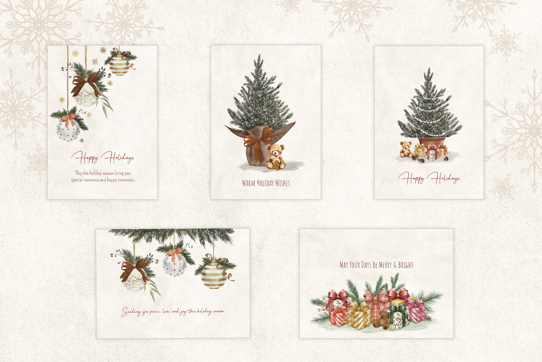 christmas borders compositions 9