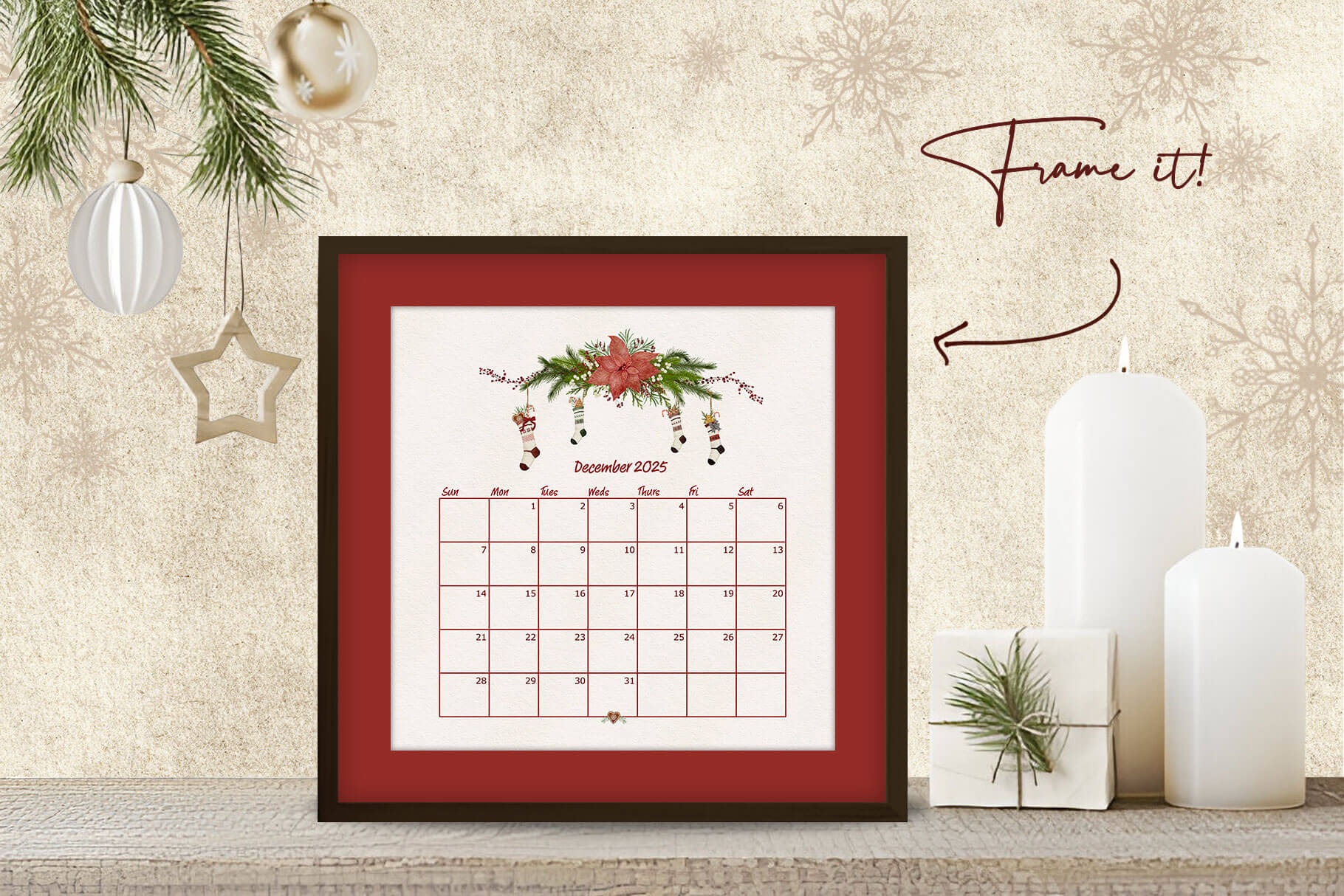 december calendar 2025 2