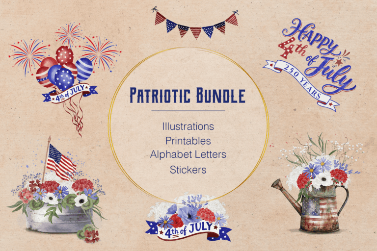 patriotic clipart bundle 1
