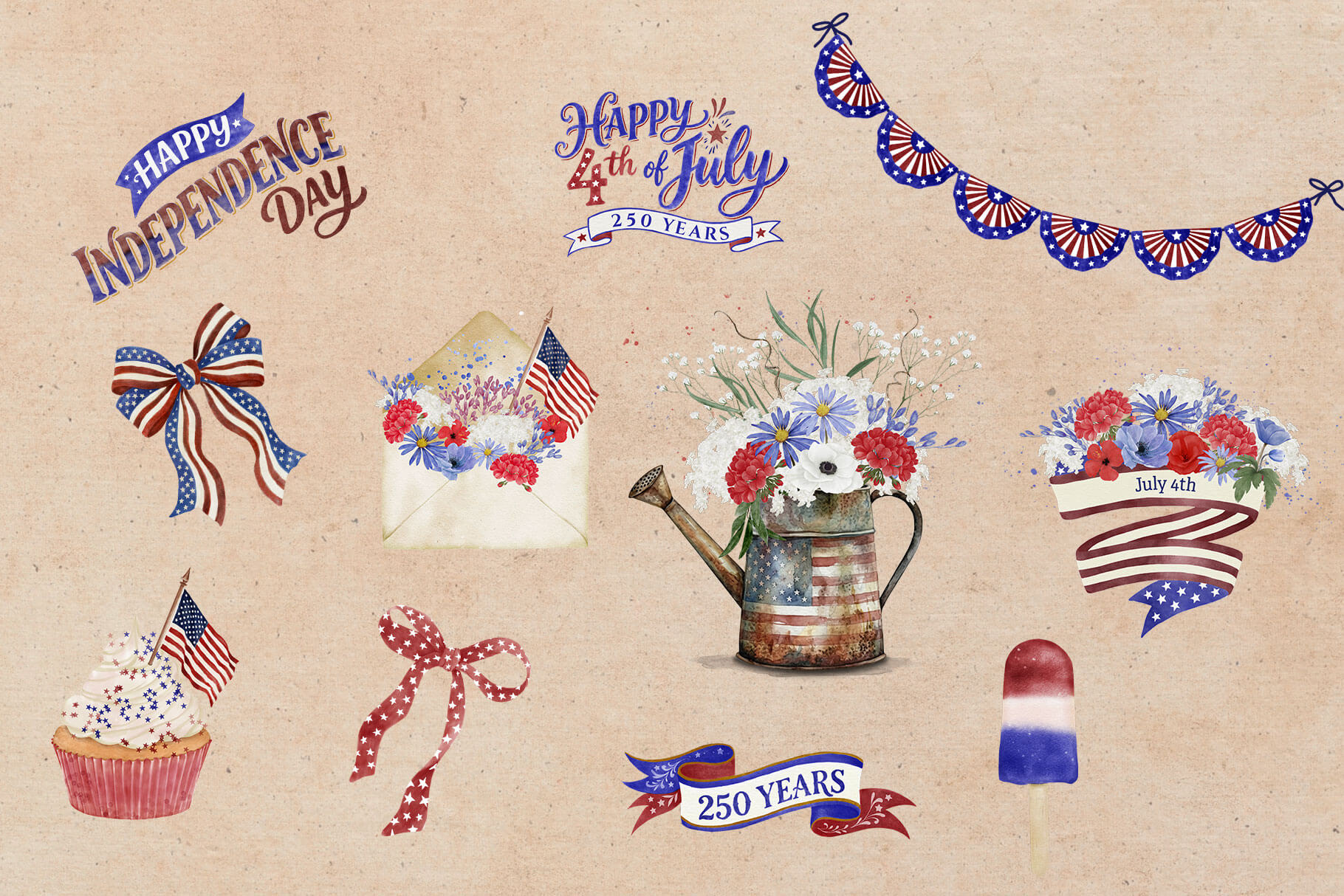 patriotic clipart bundle 3