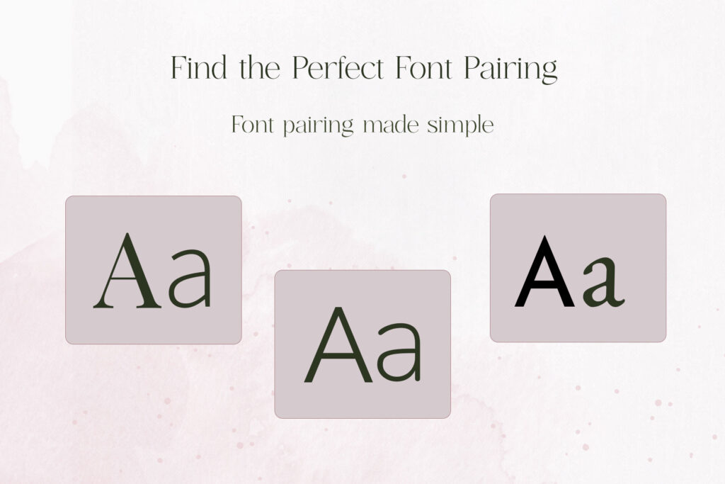 font pairing
