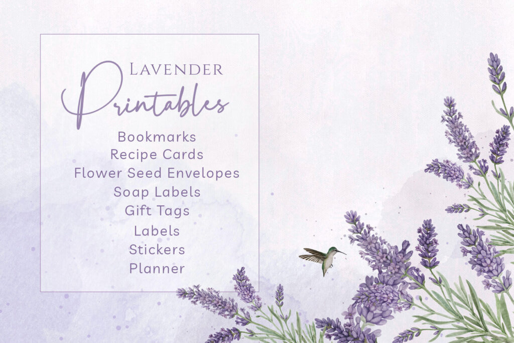 lavender printables title 2